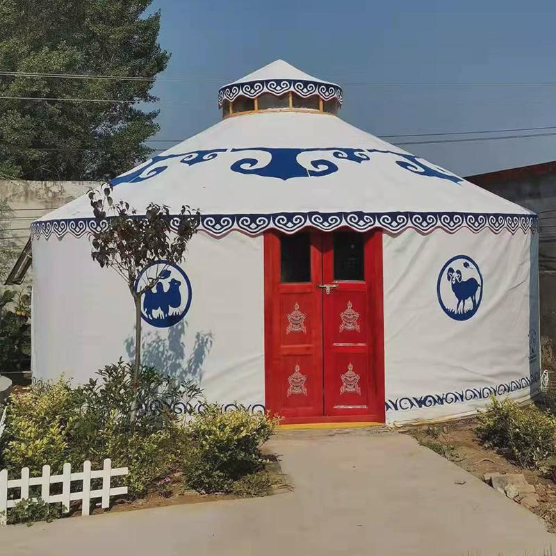 钢网蒙古包帐篷草原户外住宿餐饮旅游景区加厚抗风保暖娱乐蒙古包