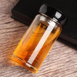 新品 佰中韵单层家用玻璃水杯水晶杯子泡茶杯大容量耐热透明杯 包邮