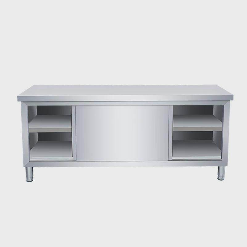 不锈钢推拉门工作台厨房不锈钢桌储物柜打荷操作台切菜桌商用案板,包装,五金配件包装,淘宝优惠券,粉丝福利购,淘宝优惠卷