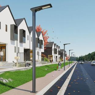 太阳能一体化路灯户外庭院灯led人体感应灯道路照明工程照明路灯