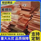 t2紫铜排厂家防雷接地tmy铜母线排电力铜排导电铜包铝排