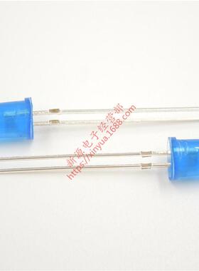 5mm发光兰led灯f5蓝发蓝发光管蓝色蓝灯二极管灯1包1千