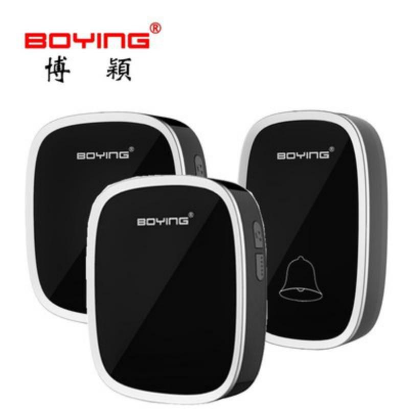 博颖a101-2老人家用无线门铃交流远距离电子数码音乐一拖二呼叫器