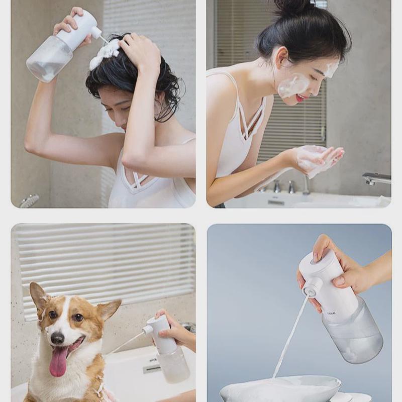 热销自动出泡泡沫电动给皂液器洗手儿童洗澡面奶洗碗洗器感应机洗