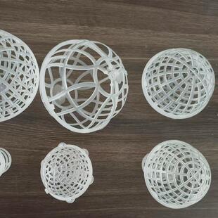 pp多孔悬挂填料生物浮球膜聚氨酯好氧池滤材水处理用悬浮球填料