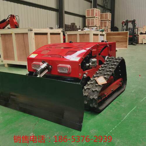果园荒地绿化剪草机履带小型除草机割草机草坪修剪全自动遥控