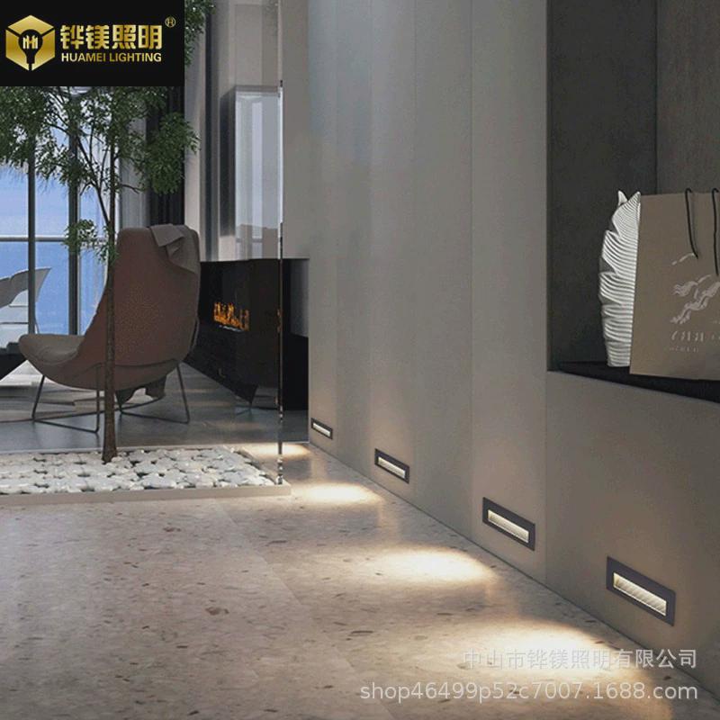 户外户外防水地脚灯led嵌入式别墅照明景观庭院墙角灯楼梯台阶灯