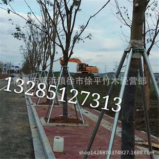 厂家供应树木支撑架钢管支撑架无铁环铁绿化铁支撑架