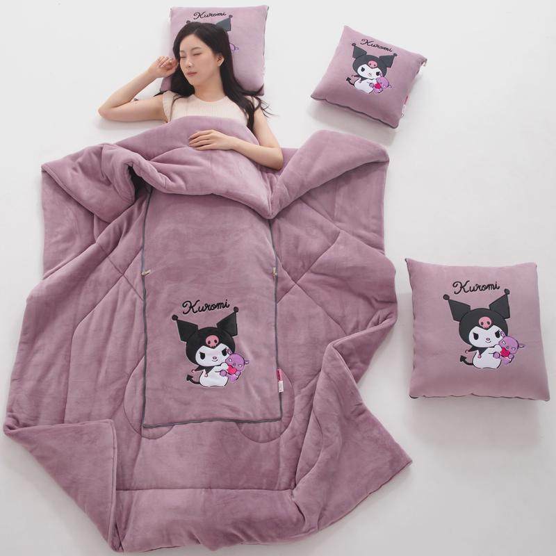 库洛米两用加厚抱枕被靠垫枕头被午睡汽车沙发办公室卡通学生宿舍,居家布艺,抱枕被,淘宝优惠券,粉丝福利购,淘宝优惠卷