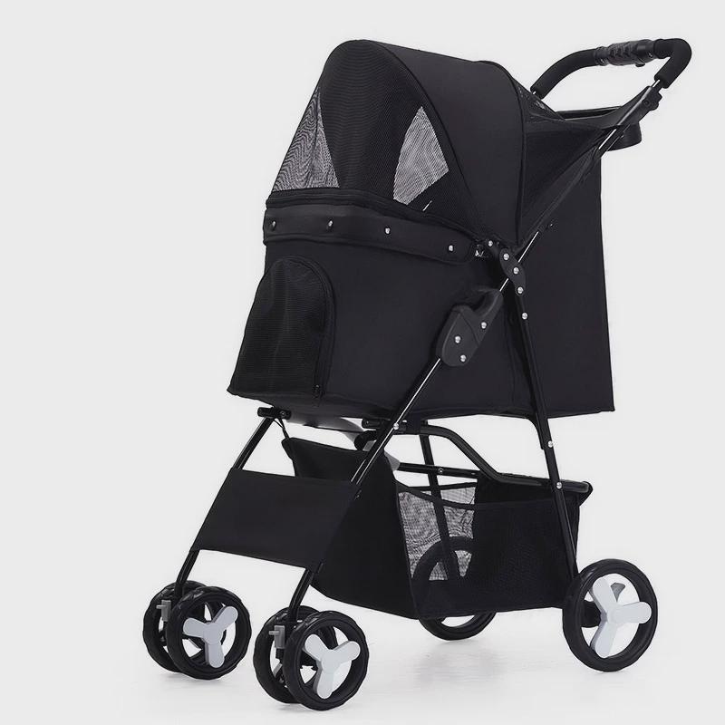 宠物推车狗狗户外推车双向调节柯基推车柴犬可折叠遛狗车中小型车