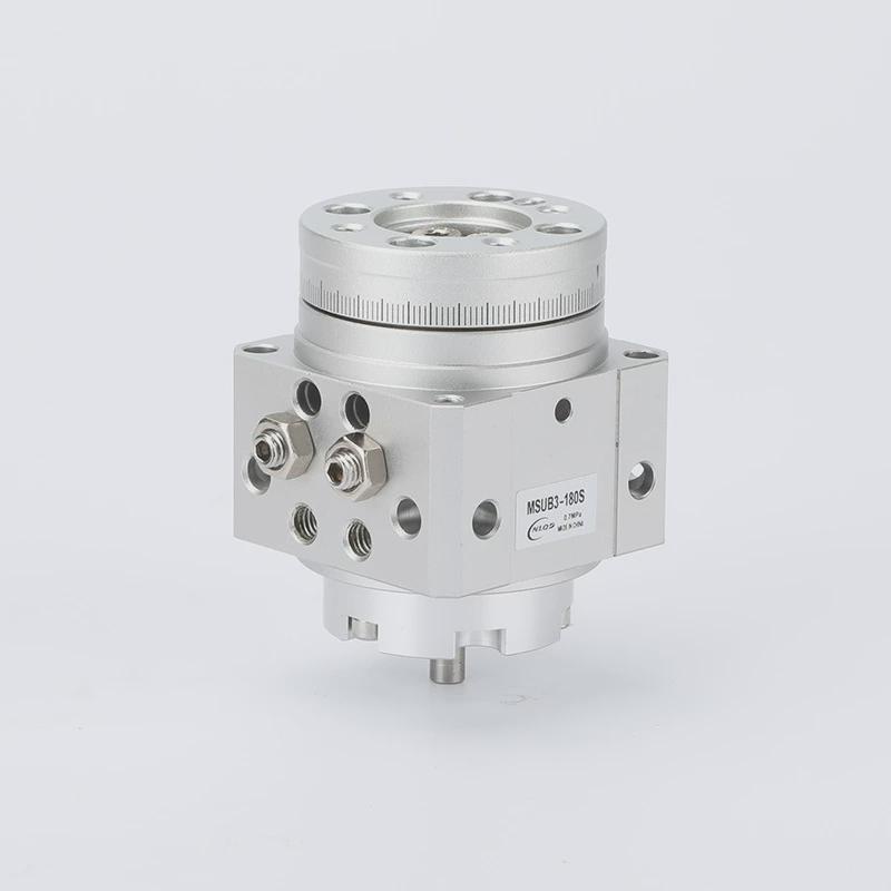 摆台叶片式旋转气缸MSUB90度180度叶片式旋转摆台旋转摆动气缸