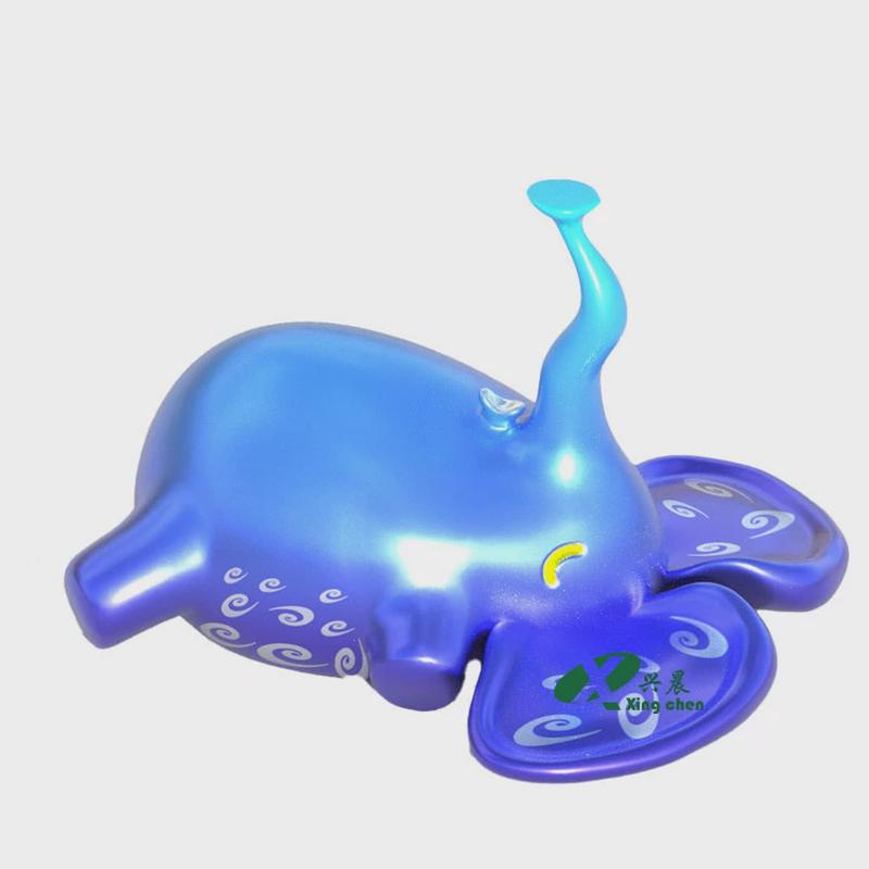 源头厂家大象切片玻璃钢动物酒瓶雕塑商业美陈ip形象户外dp打卡点