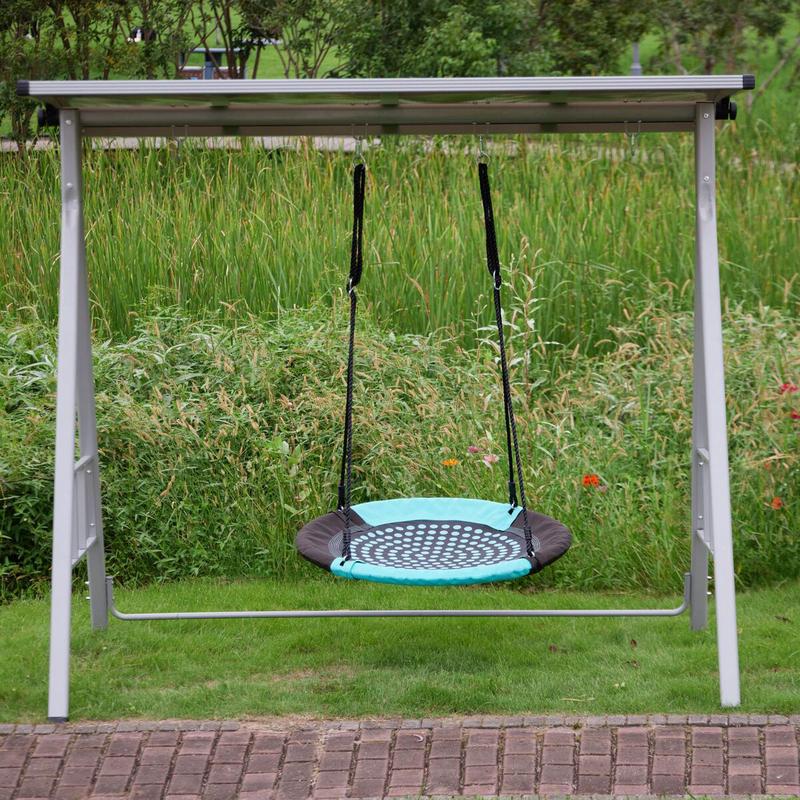 定制幼儿园户外秋千儿童庭院秋千架网红吊椅室外小区公园游乐设施