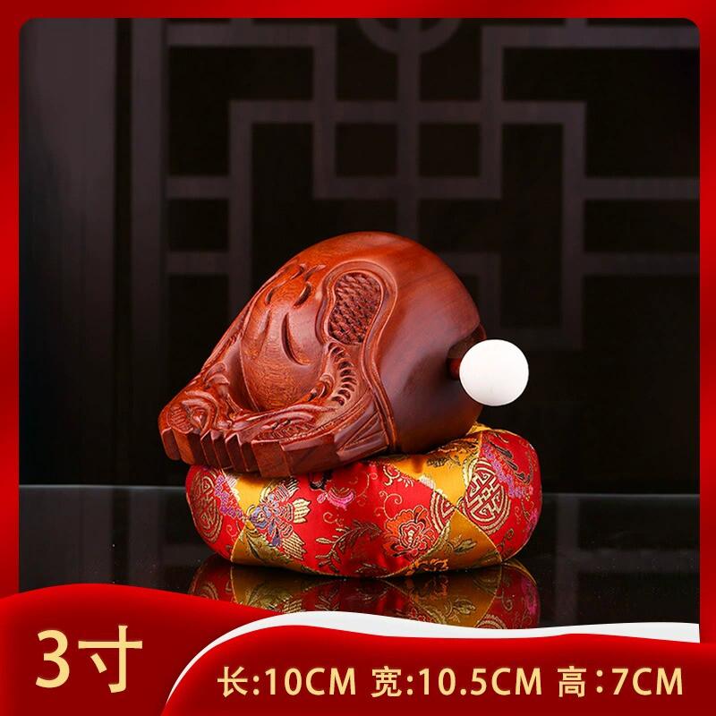 木鱼法器实木家用香樟木鱼打击乐器紫檀木鱼垫子一套梆子木雕摆件