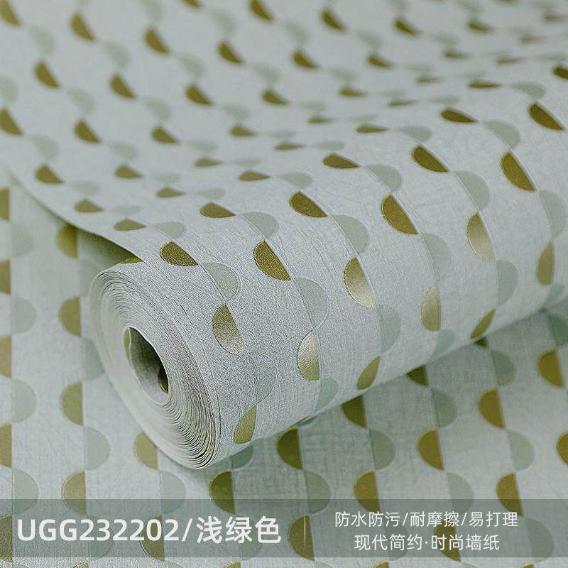 北欧背景黑白圆点波点水波纹条纹墙纸卧室客厅现代简约壁纸高级感