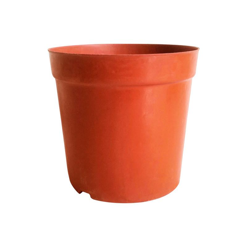 塑料花盆直边花盆园艺网底硬质塑料苗圃育苗盆圆形多肉绿植小圆盆