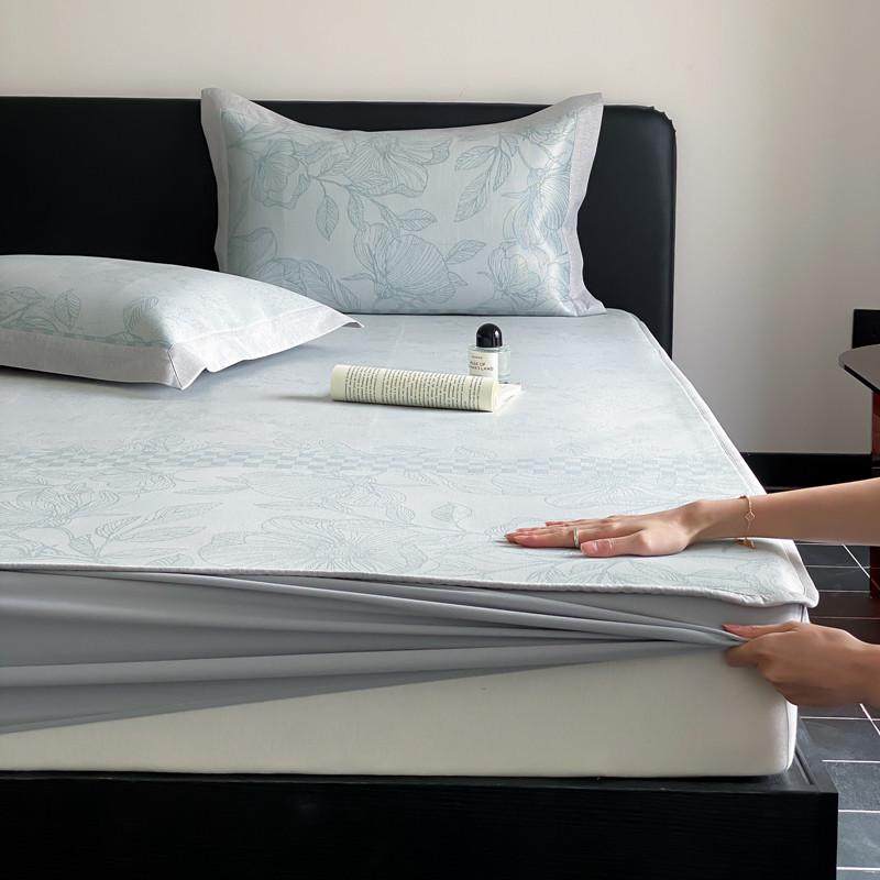 夏季冰丝凉席三件套1.8m床上可席子洗冰丝机折叠床笠款空调软新款,床上用品,冰丝席,淘宝优惠券,粉丝福利购,淘宝优惠卷