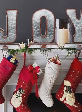 新款五金工艺摆饰镀锌原色字母joy装饰品铁艺壁挂