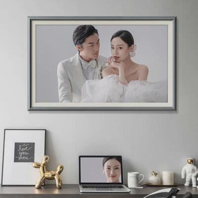 6buj全家福挂墙放大定制婚纱照相框打印玄关卧室床头结婚照片加