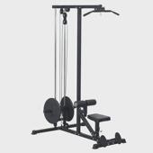 多功能高位下拉综合训练器高低拉训练器划船机背肌训练器健身器材