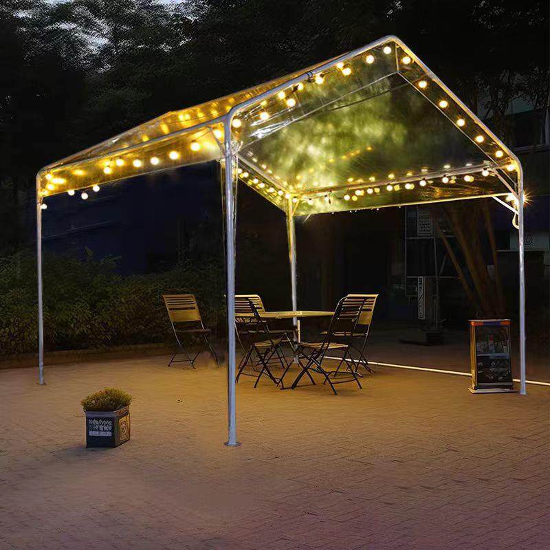 户外帐篷摆摊网红集市遮阳伞用棚夜市商用防雨简易活动四脚角雨棚