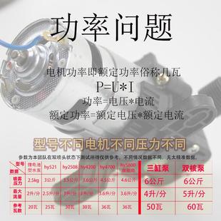 2508 电动喷雾器泵12v电机农用喷雾器配件大全虎跃水泵自吸隔膜hy