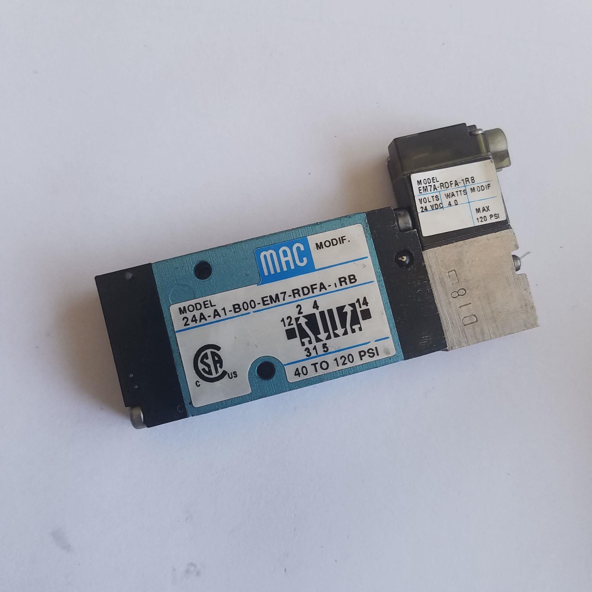 议价原装正品MAC电磁阀24A-A1-B00-EM7-RDFA-1RB/181B-A14BAAB现