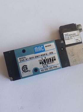 议价原装正品MAC电磁阀24A-A1-B00-EM7-RDFA-1RB/181B-A14BAAB现