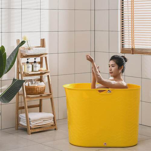 保温全身加高成人全身洗澡桶大号澡盆加厚家用塑料保温大人泡澡桶