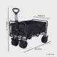 工厂多功能露营小推车聚拢推车可折叠户外小推车营地款 营地推车