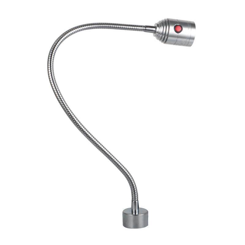 磨床钻九家led工作专用灯强力磁铁吸附软管小型机台灯5w24v