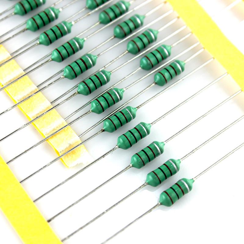 AL0410编带色环电感101K/102K/150K0.5W1/2W色码电感器全系列