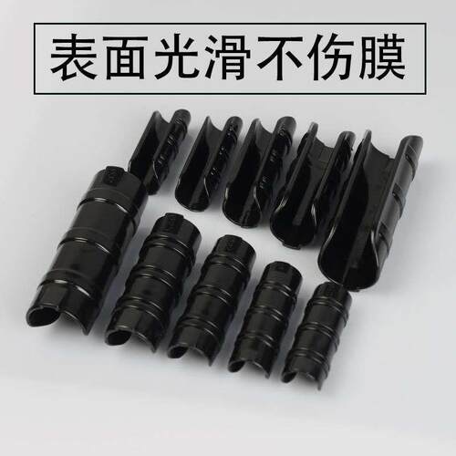 蔬菜温室大棚压膜卡塑料黑夹子卡槽卡扣卡子卡簧骨架加长加厚配件