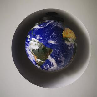 地球仪大型电动旋转内发光功能尺寸支架安装方式可选户内外客制化