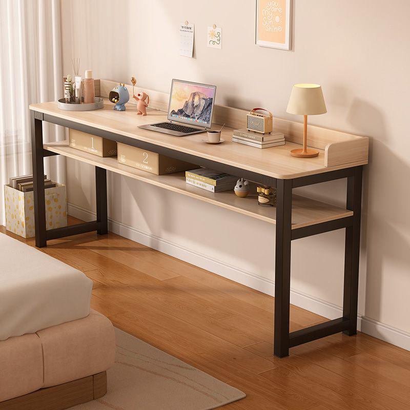 长条桌子电脑桌家用靠墙窄边现代简约办公书桌多功能长方形写字桌