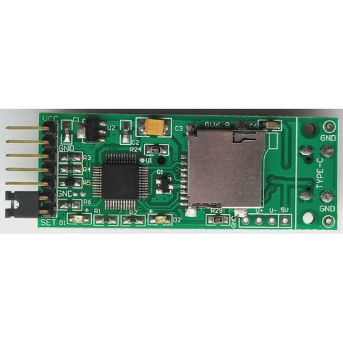 串口数据记录仪 TF 串口存储模块带时钟 单片机可读写 带USB接口