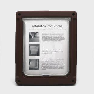 新款宠物用品猫门自由门狗进出玻璃门洞挡板狗狗门围栏狗洞宠物门