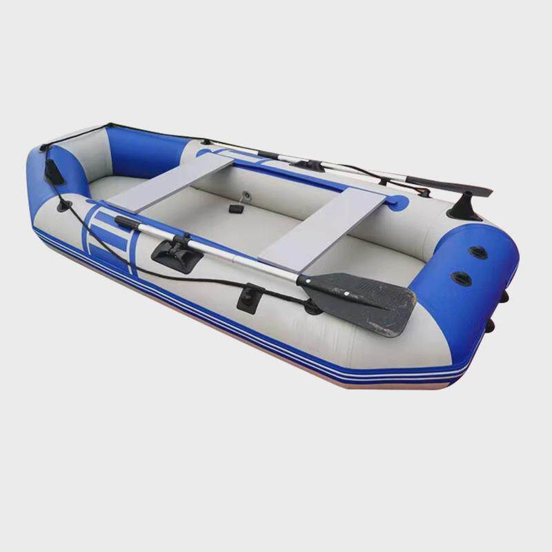 橡皮艇加厚钓鱼船充气船硬底橡皮钓鱼船钓鱼夹网船划艇厂家现货