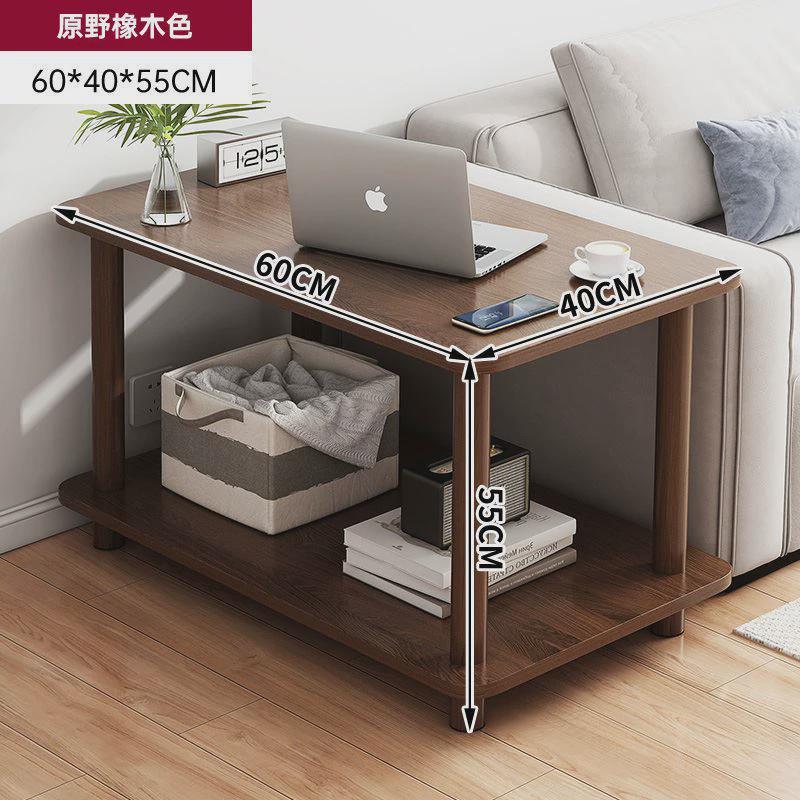 边几家用客厅小茶几桌子迷你老式小方桌沙发角几纯实木阳台正方形