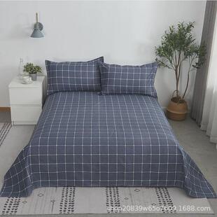 卡通印花床单亲磨毛肤床单三件套200 230床上用品床单枕套.