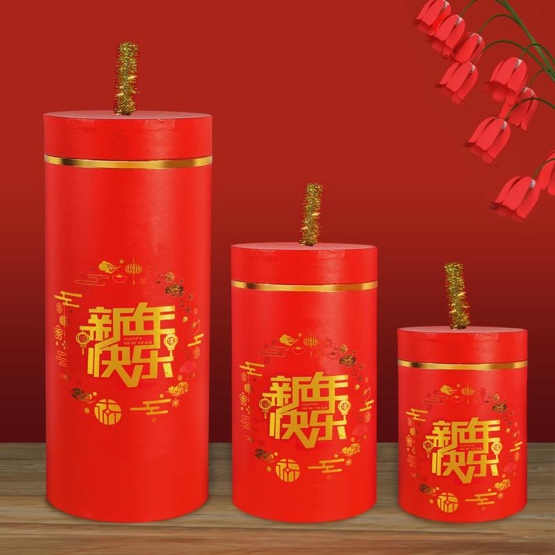 2025新年装饰品摆件座炮坐地场景布置橱窗美陈元旦春节新年过年炮