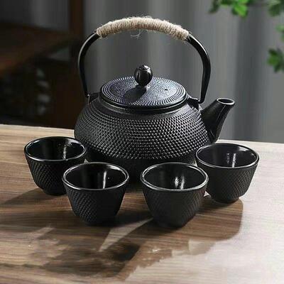茶壶明火加热复古茶壶铁壶铁艺围炉煮茶壶铁壶铸铁煮茶壶围炉