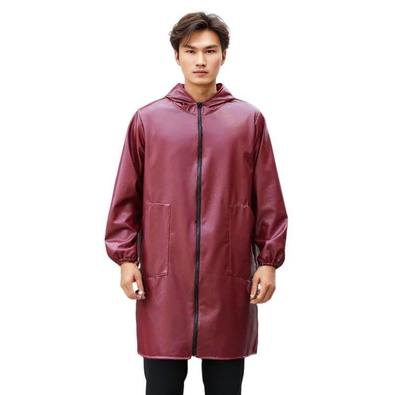 pu皮革罩衣大人家用厨房工作服女防水防油长袖围裙冬季加厚男软皮,家庭/个人清洁工具,围裙,淘宝优惠券,粉丝福利购,淘宝优惠卷