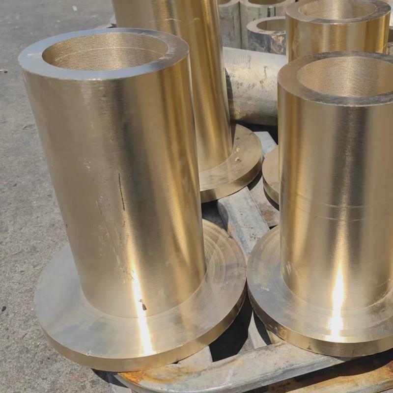铜套铜套qal9-4法兰铜套机主轴瓦轴承铜管铜套精密黄耐高温耐磨