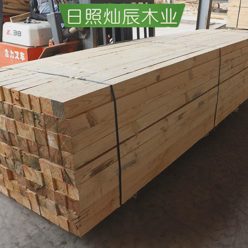 定制工程木方建筑建筑方木松木木材木条木龙骨8*8方木