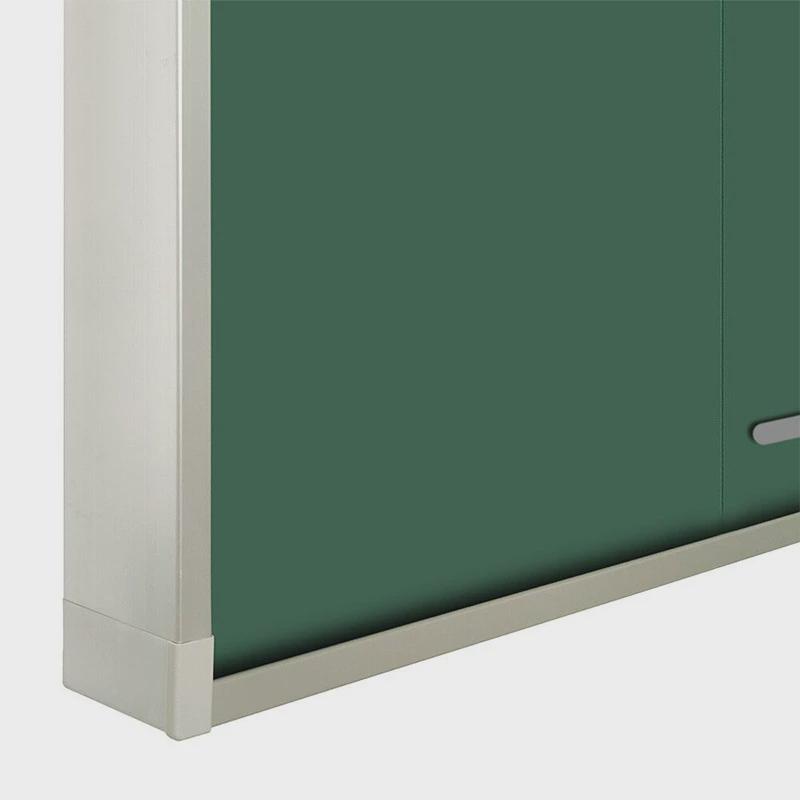 变轨双开推拉板黑板厂家组合大型左右推拉绿磁性书写黑板板学校教