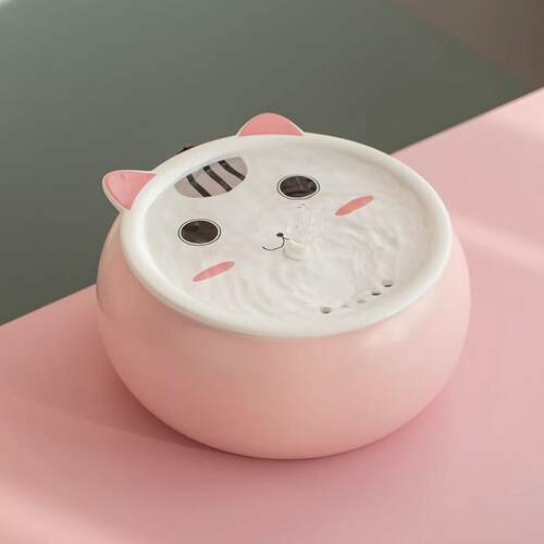 陶瓷饮水器猫咪恒温饮水机宠物加热冬季湿嘴自动循环活水不猫用品