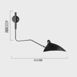 创意个性复古工业风壁灯客厅张牙舞爪长杆卧室摇臂摆钓鱼床头壁灯