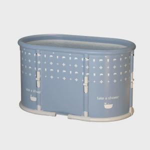 大号保温泡澡桶可折叠免安装儿童成人家用洗澡桶椭圆全身沐浴桶