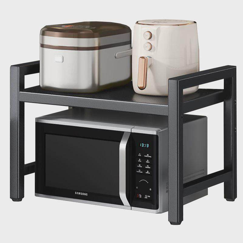 厨房微波炉置物架放锅双层锅架子多层家用厨具收纳伸缩烤箱收纳架,厨房/烹饪用具,微波炉置物架,淘宝优惠券,粉丝福利购,淘宝优惠卷